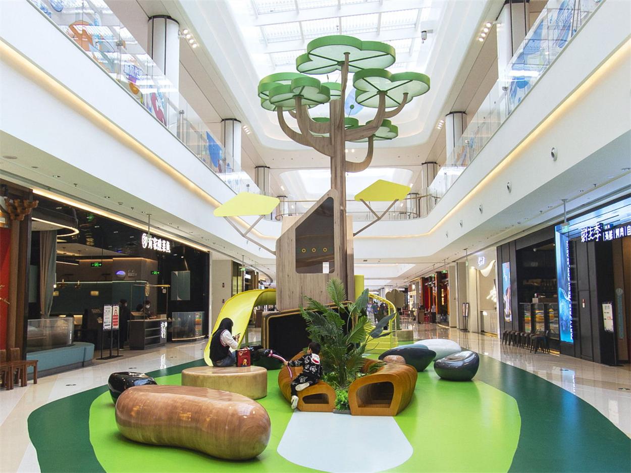 商場公共美陳軟裝道具